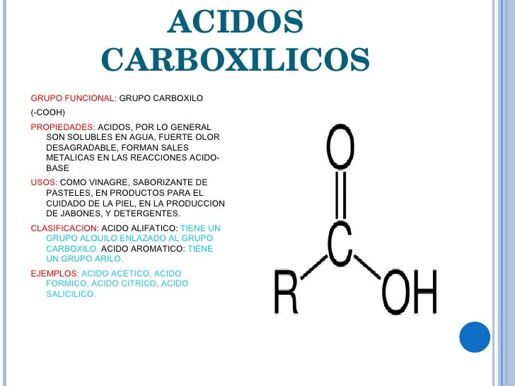 Cetonas y Ácidos carboxilicos