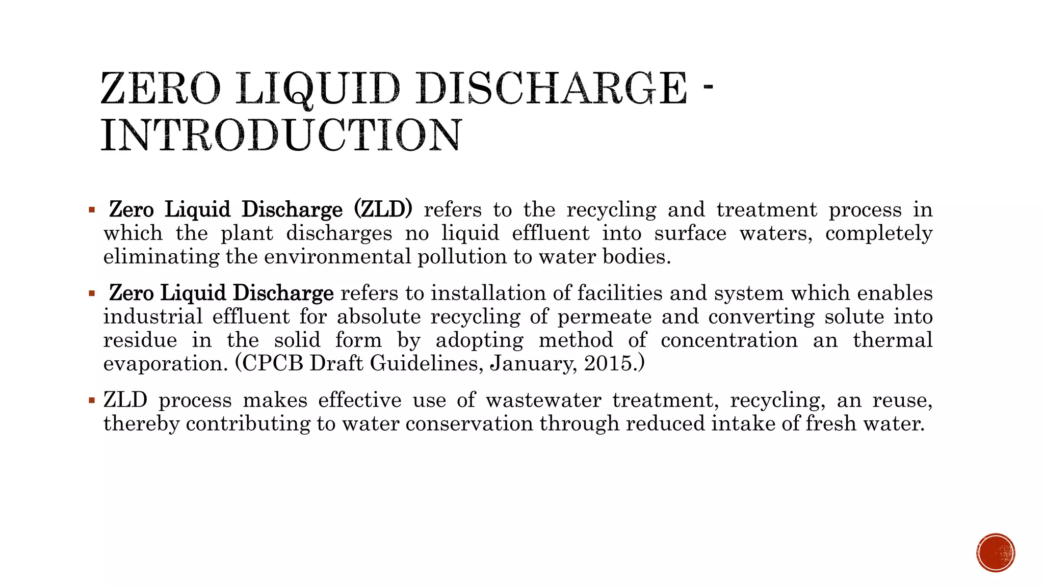 Common effluent treatment plant and zero discharge | PPTX