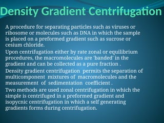 Cetriguge Lecture 116.pptx is the baic for centrfuge students | PPTX
