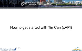 How to get started with Tin Can (xAPI)
 
