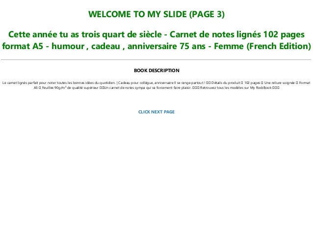 Pdf Online Cette Anna C E Tu As Trois Quart De Sia Cle Carnet De Note