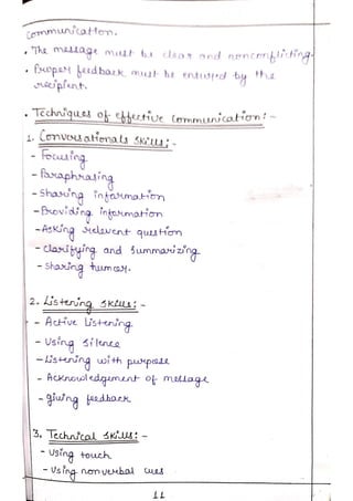 Communication education technology unit 01 notes bsc nursing 2nd year | PDF