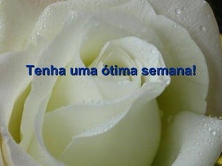 Tenha uma ótima semana!
 