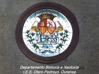 Departamento Bioloxía e Xeoloxía
 I.E.S. Otero Pedrayo. Ourense.
 