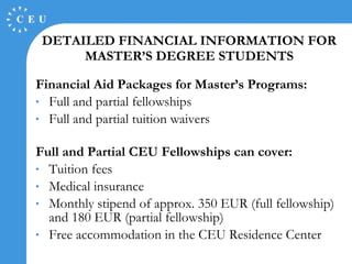 CEU presentation 2011-2012 | PPT