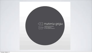 Thursday, October 6, 11
 