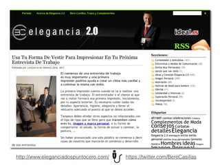 http://www.eleganciadospuntocero.com/ https://twitter.com/BereCasillas
 