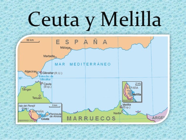 Donde esta ceuta y melilla