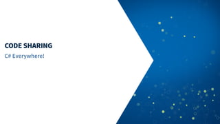 CODE SHARING
C# Everywhere!
 