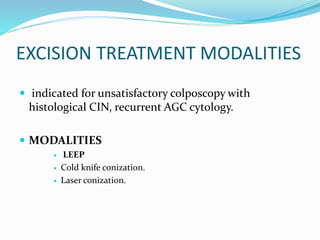 Leep Ckc Cevical intraepithelial neoplasia | PPTX