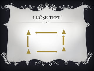 4 KÖŞE TESTİ 
 