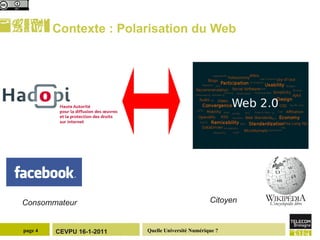 Contexte : Polarisation du Web Consommateur Citoyen 