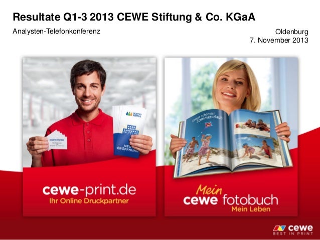 Cewe Analyst Presentation Results Q3 2013