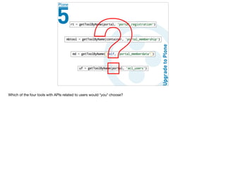 ?Which of the four tools with APIs related to users would *you* choose?
 