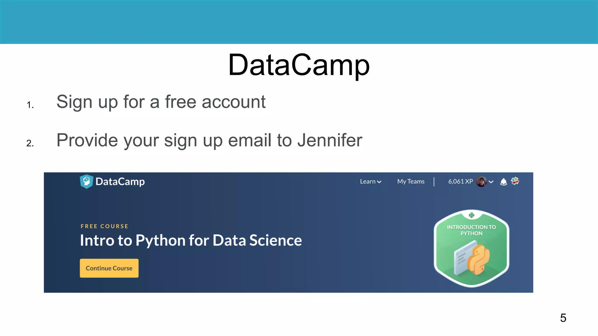 CrashCourse: Python with DataCamp and Jupyter for Beginners | PDF ...