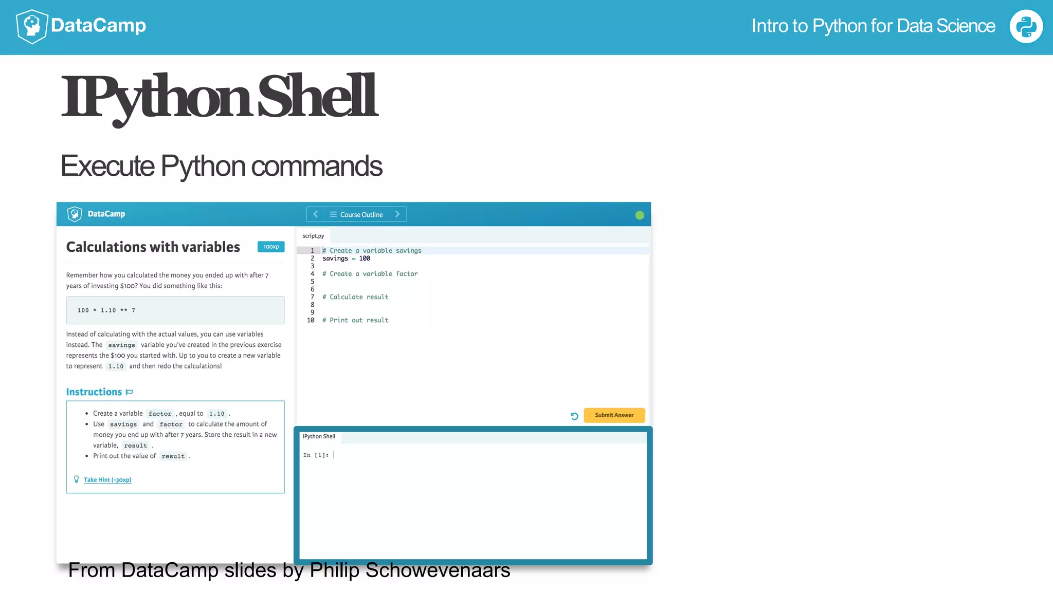CrashCourse: Python with DataCamp and Jupyter for Beginners | PDF ...