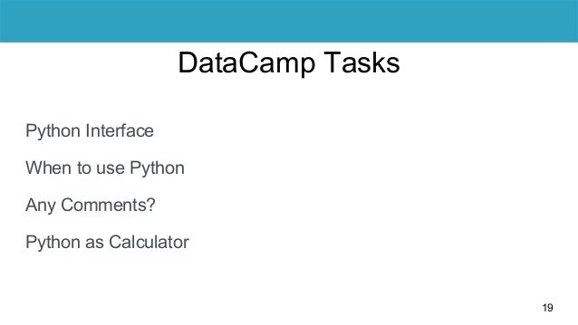 Crashcourse Python With Datacamp And Jupyter For Beginners