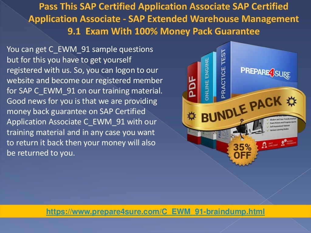 Exam C_EWM_91 Dumps Try C_EWM_91 Questions for Instant Success New