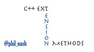 C++ extension methods | PDF