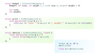 C++ extension methods | PDF