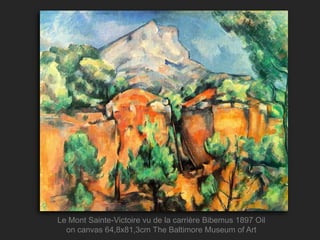Mont Sainte-Victoire 1900 Oil on canvas 78x99cm
Hermitage, St. Petersburg
 