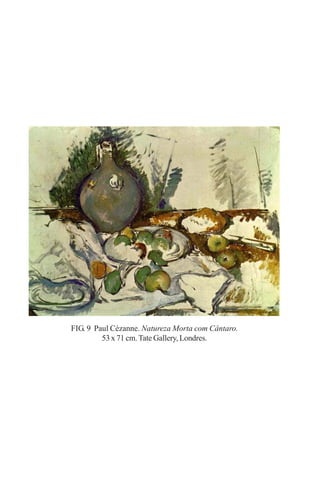 FIG. 9 Paul Cézanne. Natureza Morta com Cântaro.
53 x 71 cm. Tate Gallery, Londres.

 