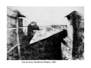 Vue du Gras, Nicéphore Niépce, 1827
 