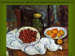 Cherries and Peaches, 1883-87, Los Angeles County Museum of Art.  