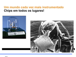 Um mundo cada vez mais instrumentado Chips em todos os lugares!  