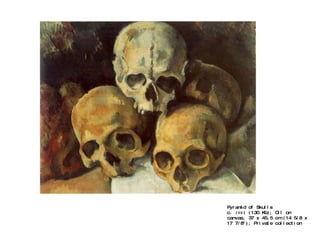 Pyramid of Skulls c.  1901  (130 Kb); Oil on canvas, 37 x 45.5 cm (14 5/8 x 17 7/8"); Private collection 