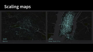 cf. city flows - A comparative visualization of bike sharing systems