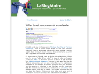 Why you (scientists) should start blogging