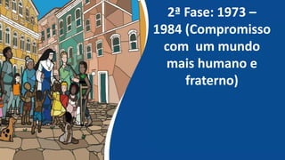 2ª Fase: 1973 –
1984 (Compromisso
com um mundo
mais humano e
fraterno)
 