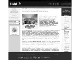 UADE Online - Primer Clase Virtual en Latam - Desarrollo Argentonia - Leonardo Penotti