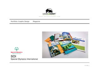 Portfolio: Graphic Design Magazine
SOI
Special Olympics International
PAGE 35
 