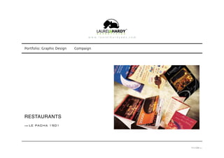 Portfolio: Graphic Design
RESTAURANTS
LE PACHA 1901
Compaign
PAGE 41
 
