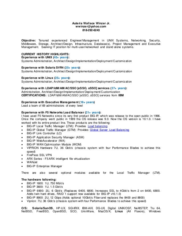 junior system administrator resumes