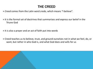 CHRISTIAN FORMATION | PPTX