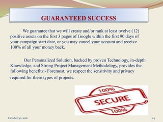 ORM Proposal | PPTX