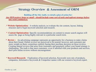 ORM Proposal | PPTX