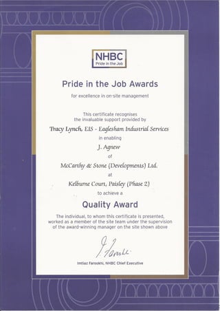 NHBC Award