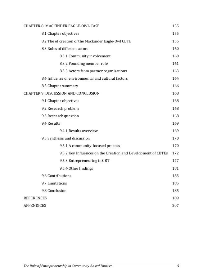 Entrepreneurship master thesis topics