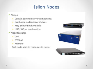 Isilon Nodes
 