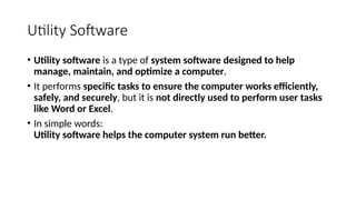 Comprehensive Overview of Computer Software: Types, Functions, and ...