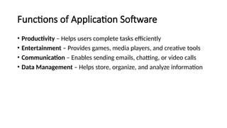 Comprehensive Overview of Computer Software: Types, Functions, and ...