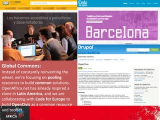 Knowledge
Sharing:

Share our successes
& mistakes with the
world

 