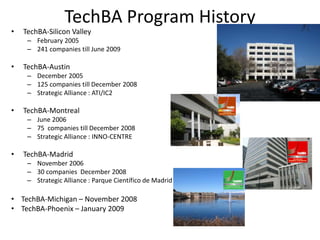 TechBA Program HistoryTechBA-Silicon Valley