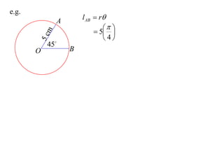 e.g.
               A       l AB  r
                                
                             5 

           m
                               4
       5c  45
       O           B
 