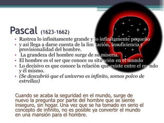 sólo así podrá tener ante sus ojos la TOTALIDAD DEL HOMBRE.