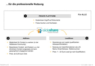 slideshare vereinfacht die Kommunikationslideshare steigert den Bekanntheitsgrad